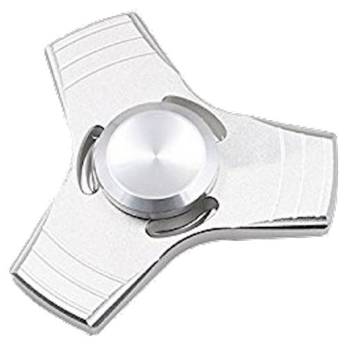 Final sale Silver Aluminum METAL UFO Spinner