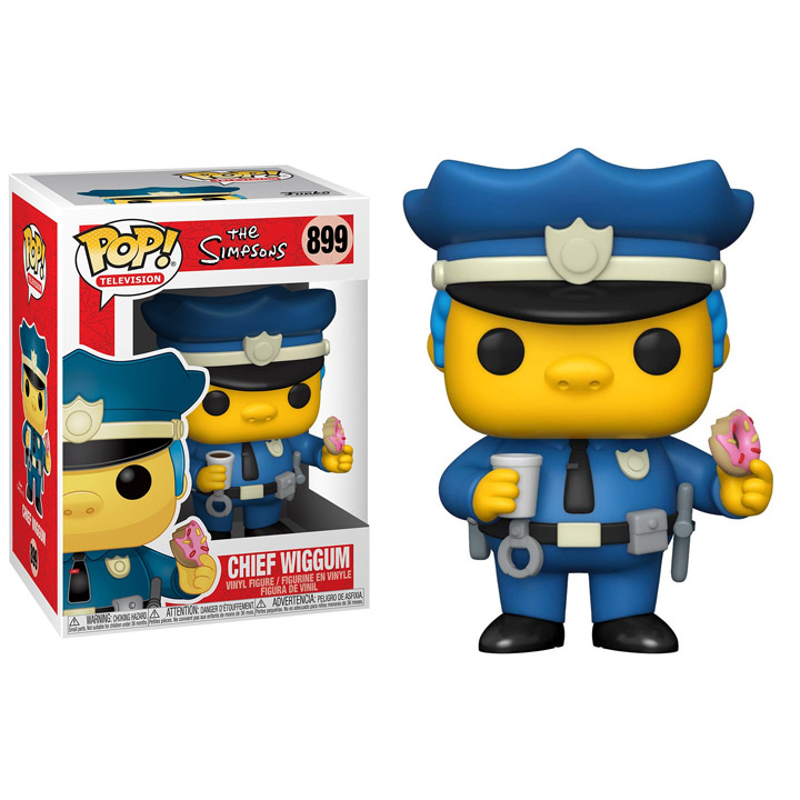 Pop! #899 CHEF WIGGUM SIMPSONS TV R20210316 PK3 EN RUPTURE DE STOCK