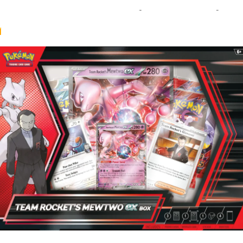 Pokemon MEWTWO EX Team Rocket box collection