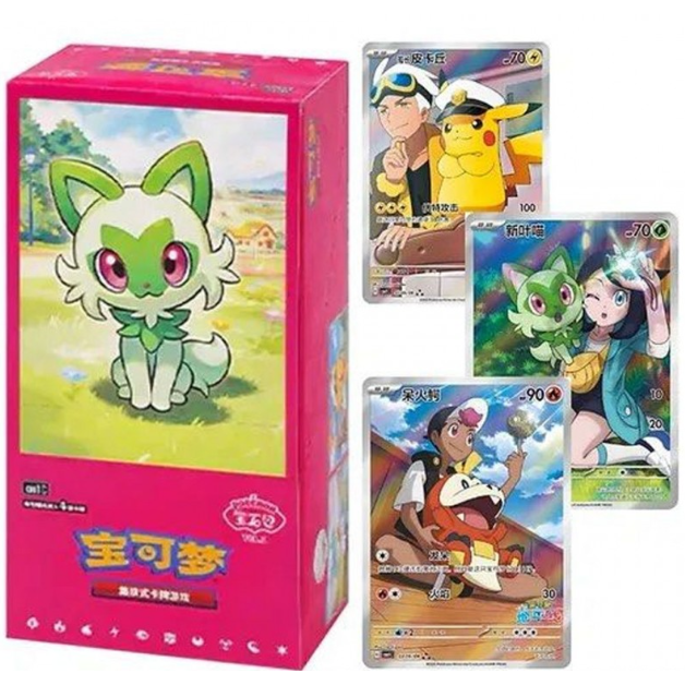 Miniature : 1 Pack (5-card) CHINESE Gem Pack Pokemon 151 Booster Pack 5-card(15 pack)
