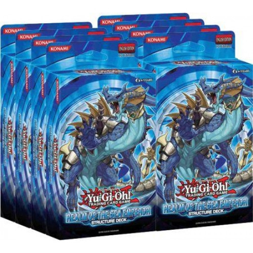 Yugioh Realm of the Sea Emperor Structure Deck (8 Decks) | DJ'S