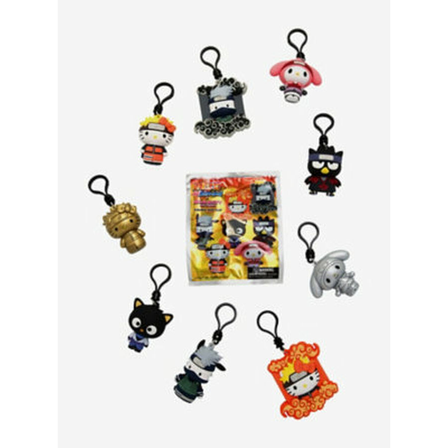 Thumbnail: Naruto x Hello Kitty & Friends: Blind Bag 3D Figural Bag Clip