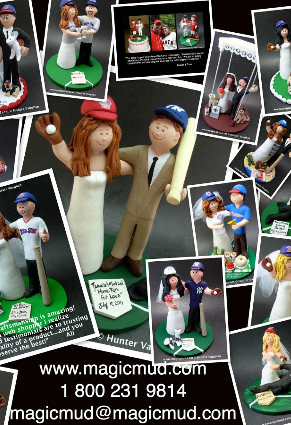 Thumbnail: San Fransisco Giants Baseball Fans Wedding Cake Topper,San F