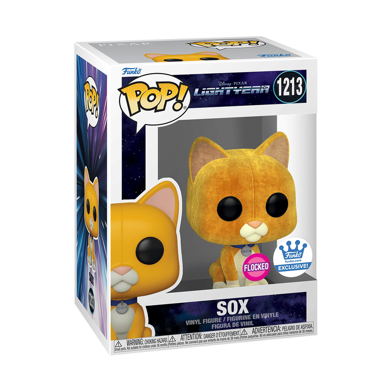 Thumbnail: Exclusive SOX FLOCKED Pop! #1213 SOX Cat LIGHTYEAR XL
