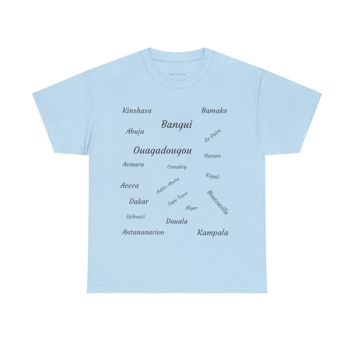 Light Blue Capitals-Unisex Heavy Cotton Tee