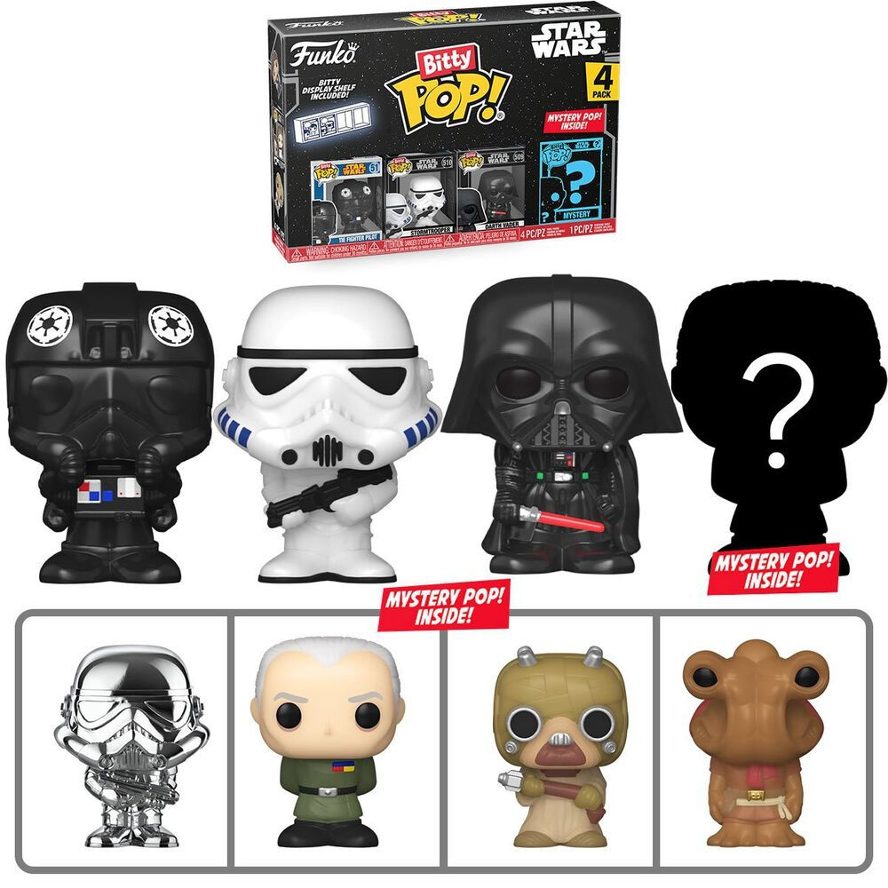 Bitty Pop! Pack of 4 Star Wars darth vader