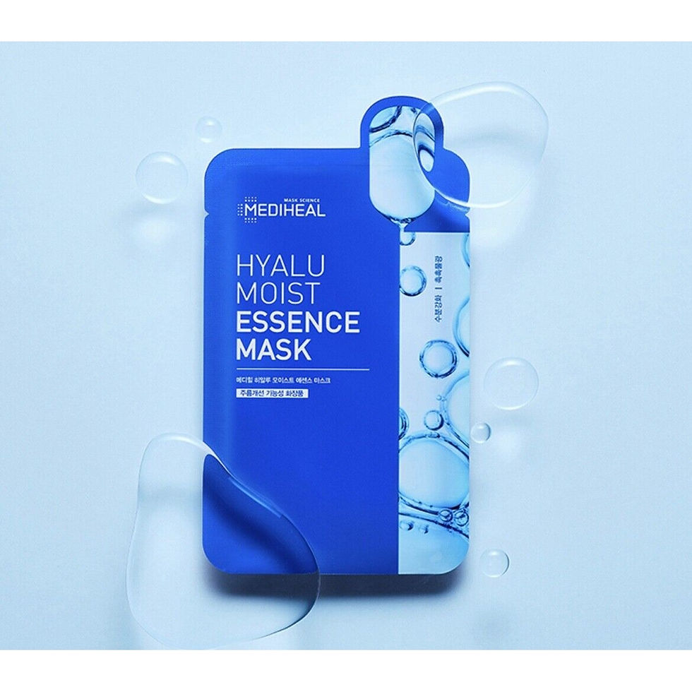 Miniature : Made-in-Korea MEDIHEAL HYALU MOIST ESSENCE AMPOULE MASK (blue) TT20230606-4x10