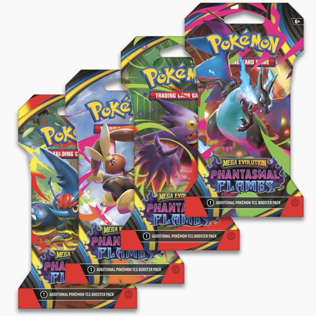 POKEMON ME02 PHANTASMAL FLAMES BOOSTER BLISTER PACK R202511