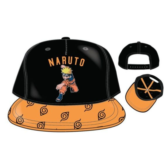 NARUTO Hat Embroidery snapback Bioworld202304-3