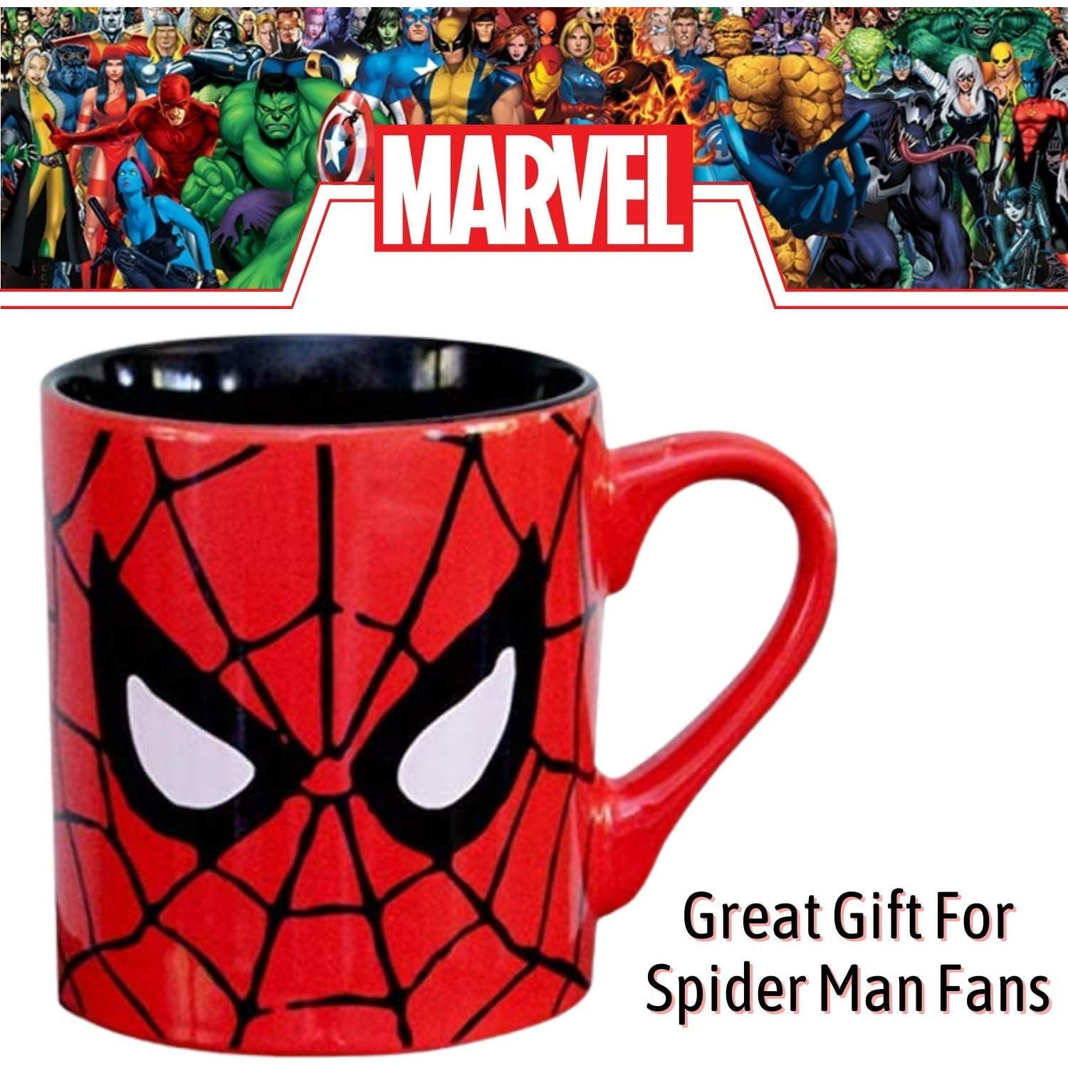 SPIDER-MAN JUMBO Mug 20 oz Black interior OR202208-4
