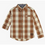 Thumbnail: Brown Checkered Shirt in Seersucker | Souris Mini