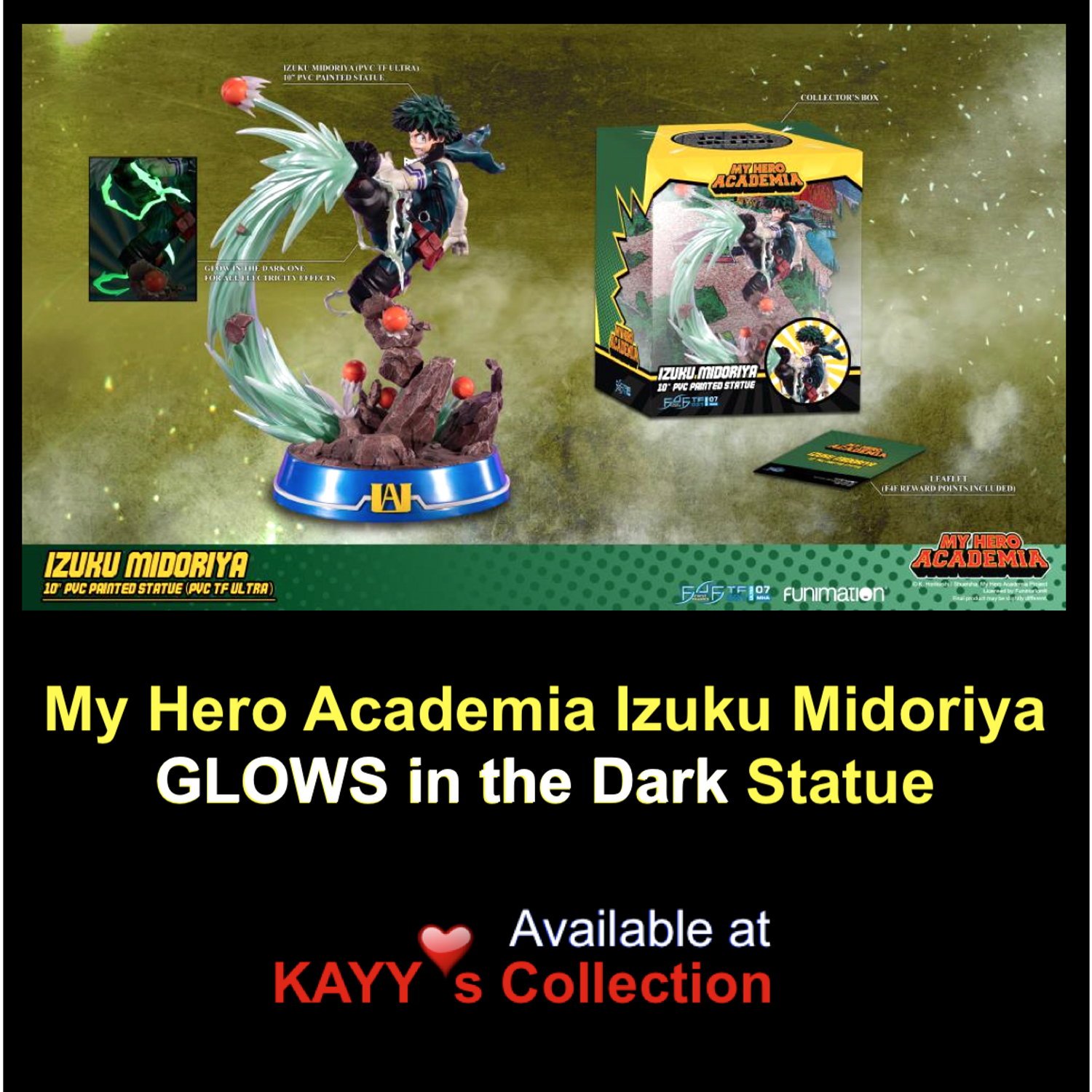 DEKU Glows in the Dark My Hero Academia Statue R2023 06-108
