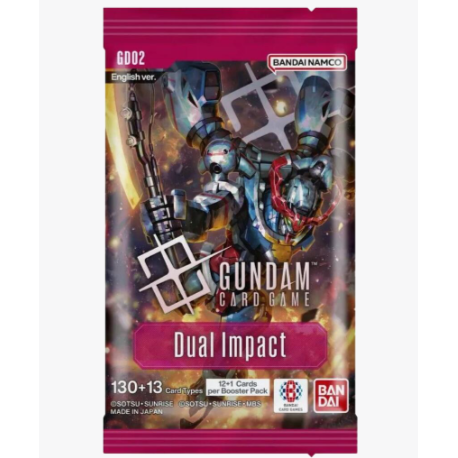 Gundam TCG (12+1 card) Gundam DUAL IMPACT Booster Pack (box of 24)