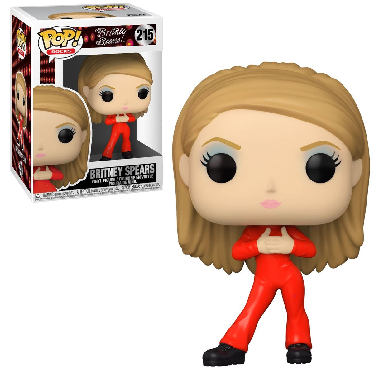 Funko Pop! ROCKS - Britney Spears Oops i did it Again (Red Catsuit) 215