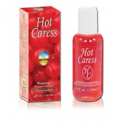 HOT CARESS EDIBLE MASSAGE OIL CHERRY
