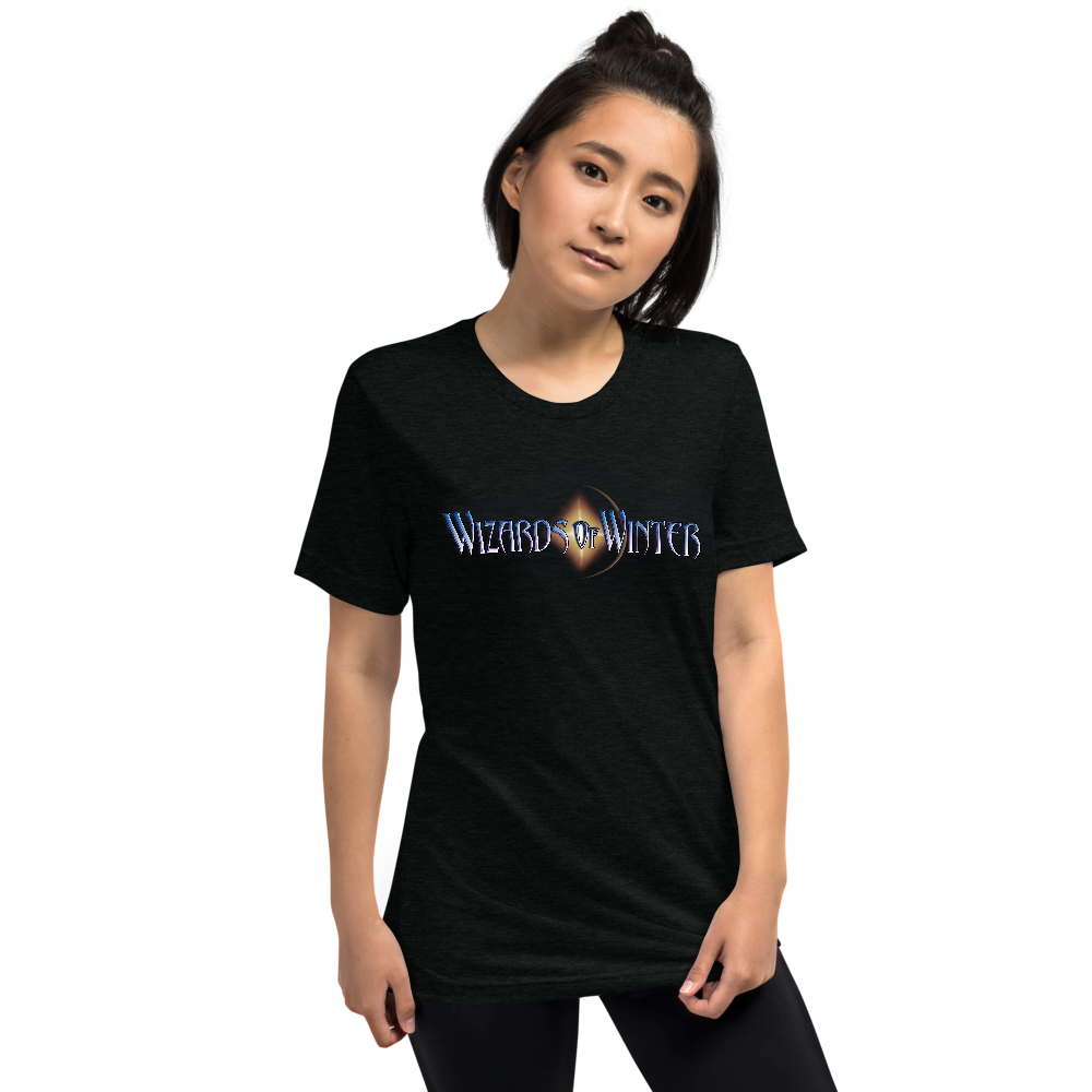 Wizards of Winter Solid Black Unisex T- Shirt (Ice)