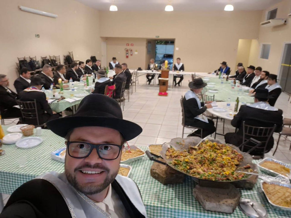 Banquete de Solsticio de Verão na Sesquicentenária ARLS Amor e Caridade nº 313, Rito Adonhiramita