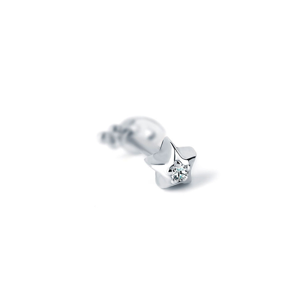 Küçük resim: Damla Pırlantalı Piercing