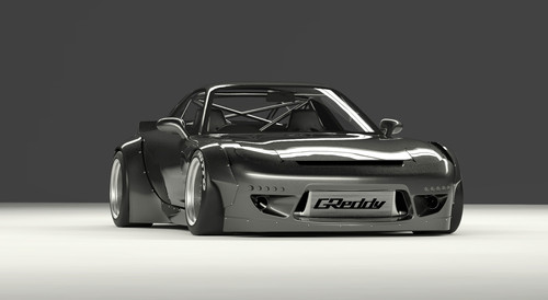 タミヤ　RX-7 FD3S パンデム　ロケバニ　 改造品 FD3S RX7 Body Kit | Lab