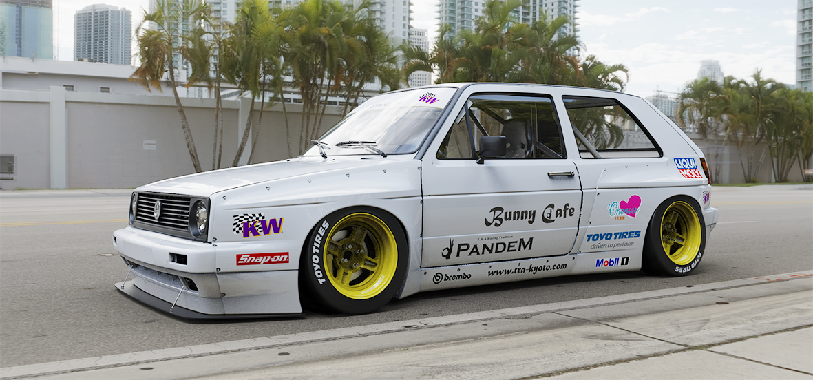 PANDEM VW Golf MK2 ('85-'92) WIDE BODY KIT