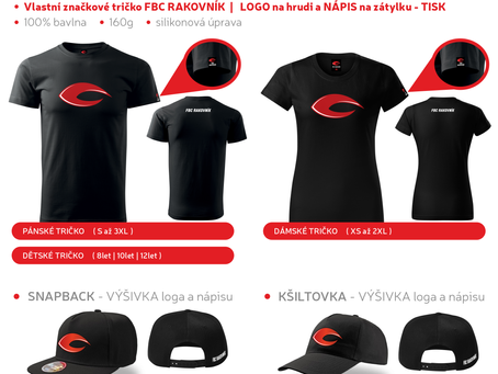 🦞 Merchandising FBC Rakovník🦞