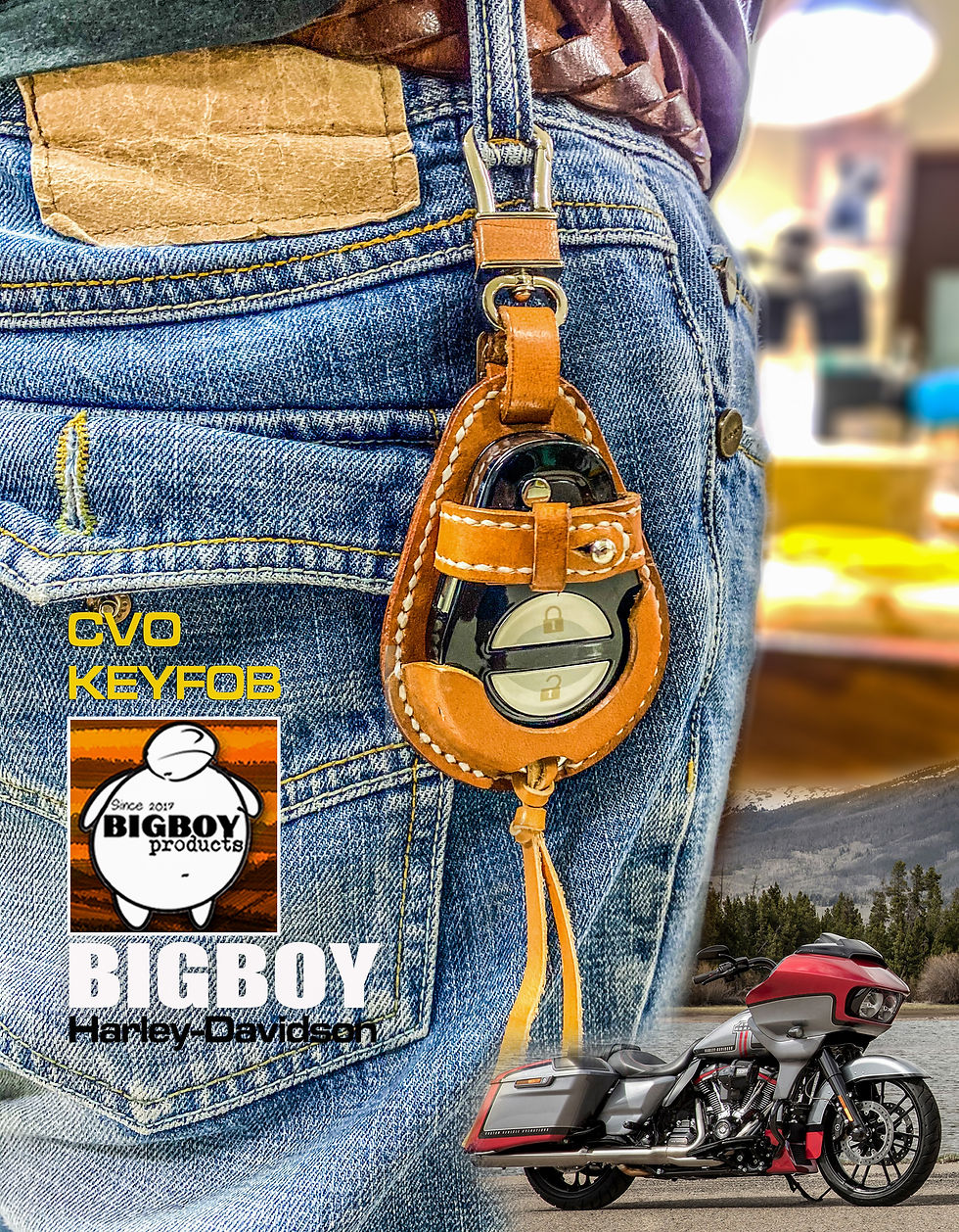 Thumbnail: CVO Leather KeyFob พวงกุญแจสำหรับรถ H-D CVO
