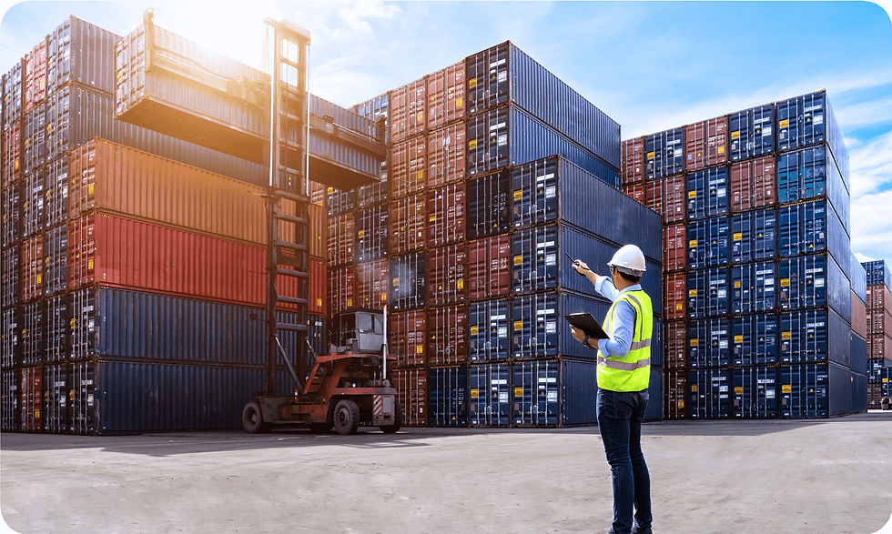 Nhân viên SNQ Global Logistics quản lý kho hàng và điều phối vận chuyển quốc tế.
