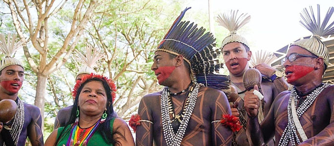 "É preciso ocupar a política", dizem indígenas na abertura do Acampamento Terra Livre