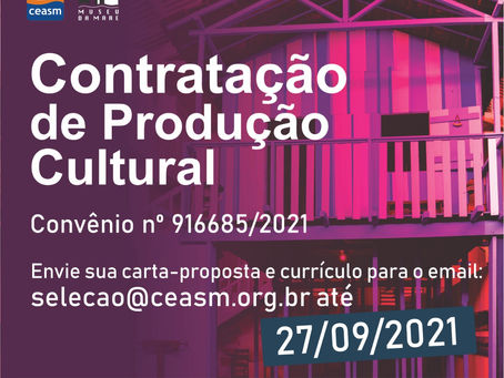CEASM abre contratação para o Museu da Maré