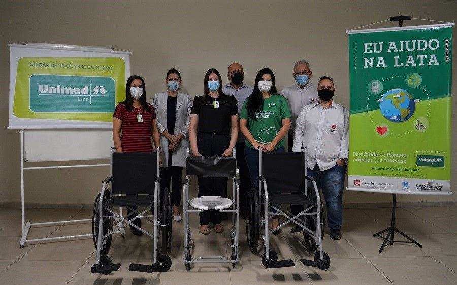 Triunfo Transbrasiliana, Unimed e Sabesp realizam a entrega de cadeiras de rodas
