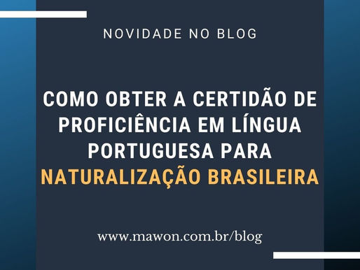 Como obter a certidão de proficiência em língua portuguesa - CEPEL-BRAS