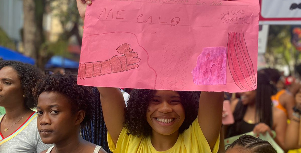 Fomos presença na Marcha das Mulheres Negras