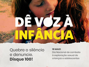 Dia Nacional de Combate ao Abuso e Exploração Sexual Infanto Juvenil