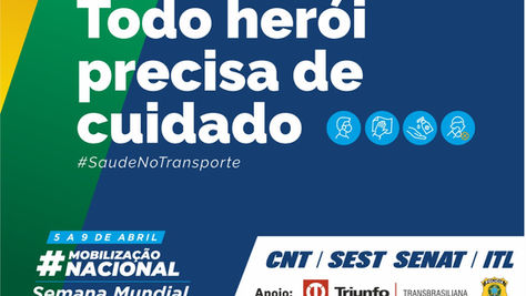 Triunfo Transbrasiliana e PRF apoiarão a Semana Mundial da Saúde do SEST SENAT