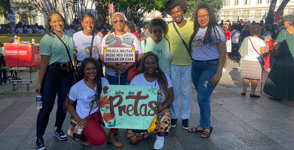 Fomos presença na Marcha das Mulheres Negras
