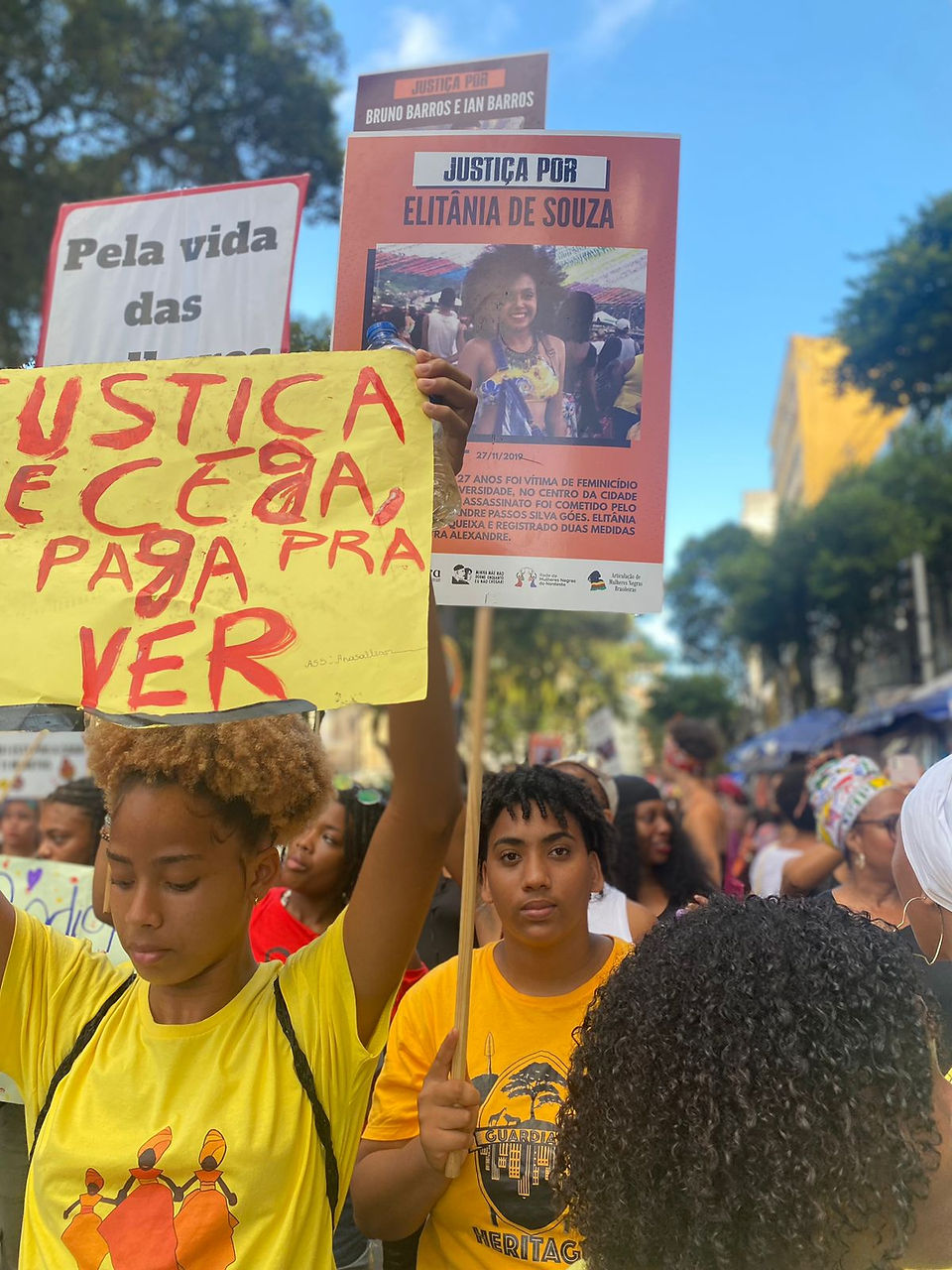 Fomos presença na Marcha das Mulheres Negras