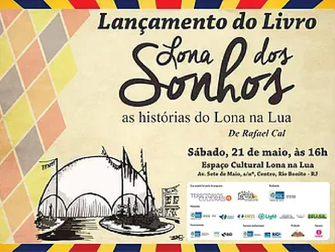 Lona na Lua Lança Livro em Maio