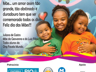 FAVELA MUNDO FARÁ HOMENAGEM ÀS MÃES NA CIDADE DE DEUS E EM TOMÁS COELHOS
