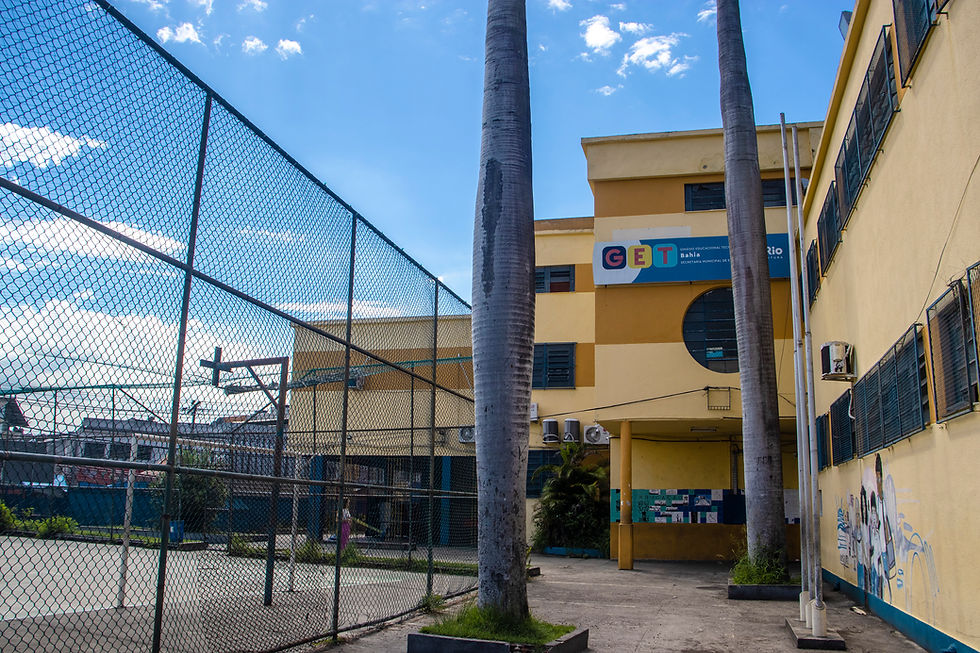 Desde 2024 a escola municipal também é chamada de GET Bahia e os professores adaptam suas aulas para o uso da tecnologia. Foto: Ana Cristina da Silva.