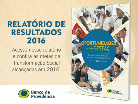 Confira em primeira mão o Relatório de Resultados 2016!