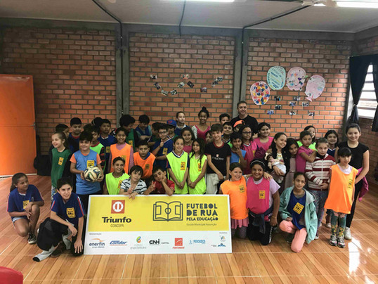 Triunfo Concepa inicia atividades do projeto Futebol de Rua