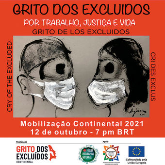 GRITO DE LOS EXCLUÍDOS CONTINENTAL - Acontece en este martes 12/10, a las 7 pm BRT