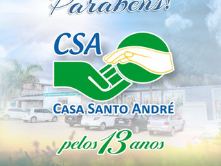 13º aniversário da Casa Santo André