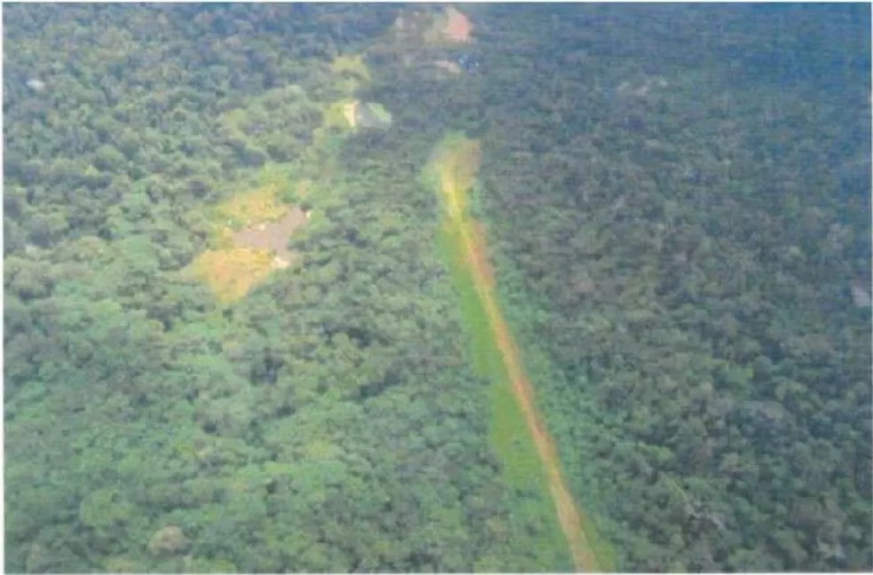 pista de pouso região Yanomami