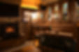Cozy interior of Carpenter's Bar with leather seating and wooden features.