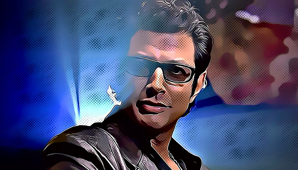 Jeff Goldblum as Ian Malcolm, in "Jurassic Park"