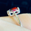 Thumbnail: 925 Solid Silver Tourmaline Ring Size 9 