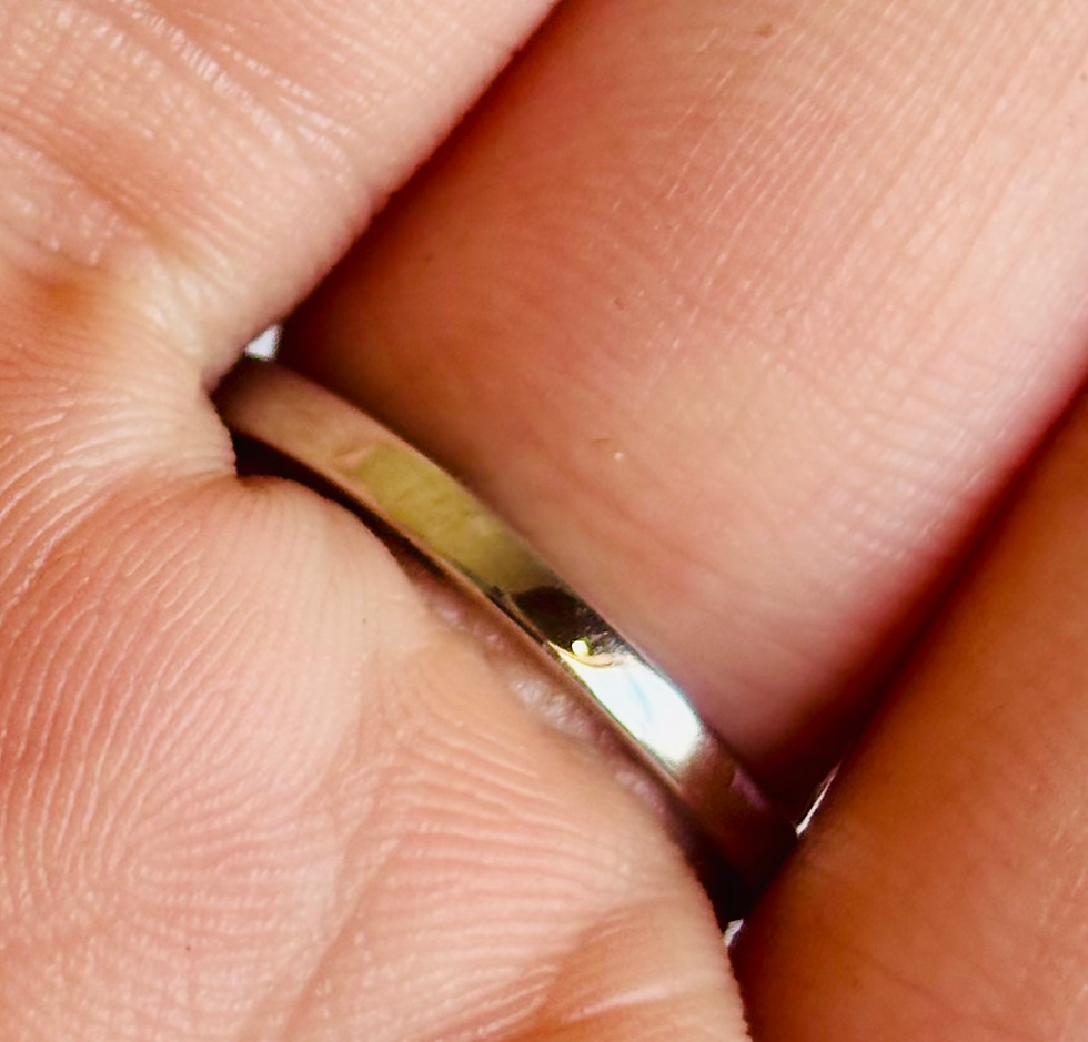 Thumbnail: 925 Solid Silver White Opal Ring size 7