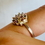 Thumbnail: 925 Solid Silver Saphire Floral Cluster Ring Size 6