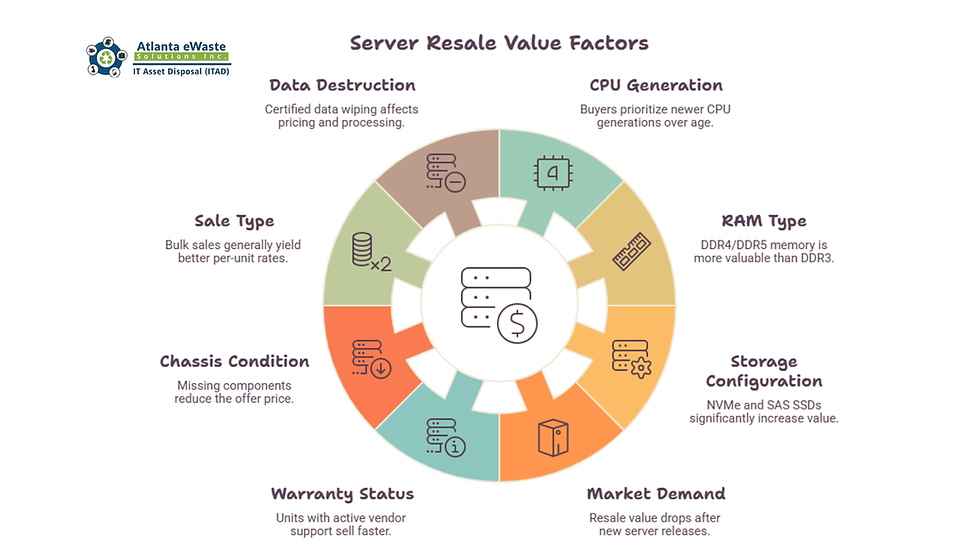 How Much Is My Old Server Worth - factors discussed